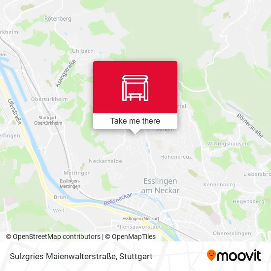 Карта Sulzgries Maienwalterstraße