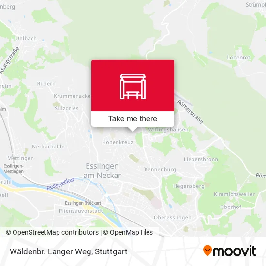 Карта Wäldenbr. Langer Weg