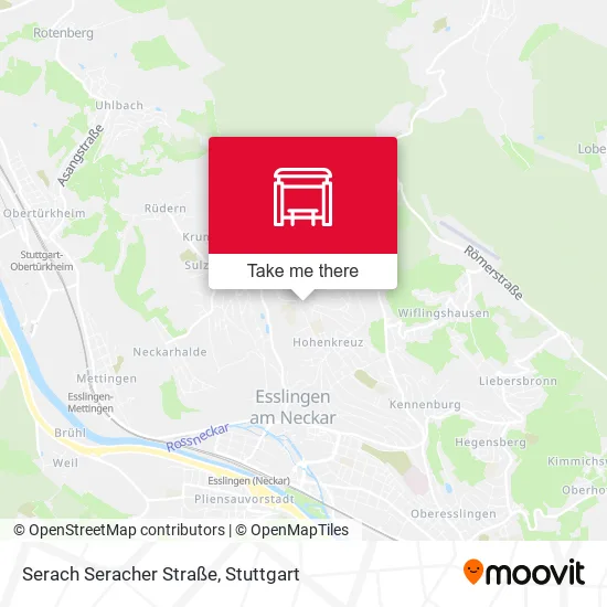 Карта Serach Seracher Straße