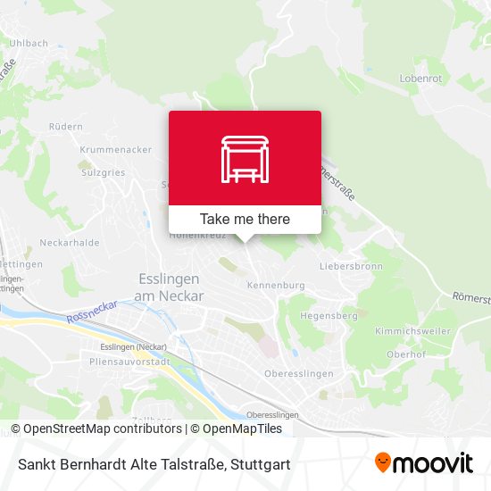 Карта Sankt Bernhardt Alte Talstraße