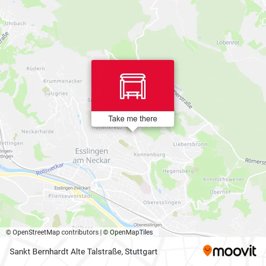 Карта Sankt Bernhardt Alte Talstraße