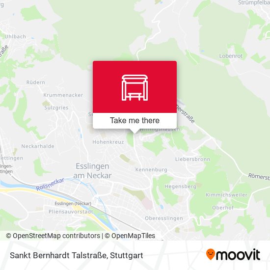 Sankt Bernhardt Talstraße map