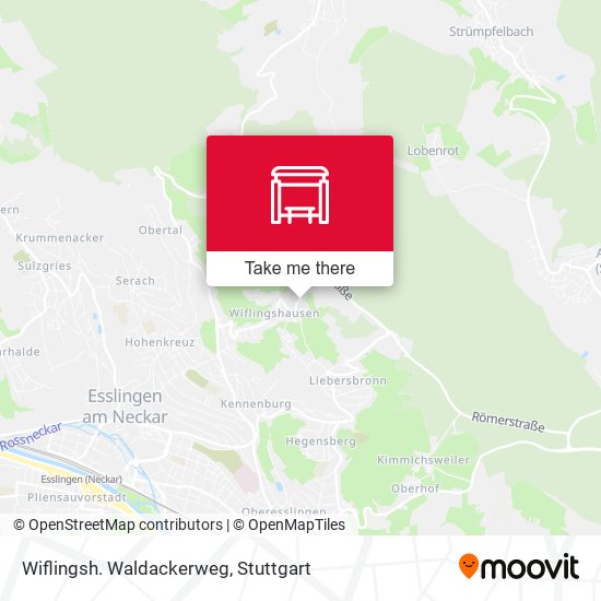 Карта Wiflingsh. Waldackerweg