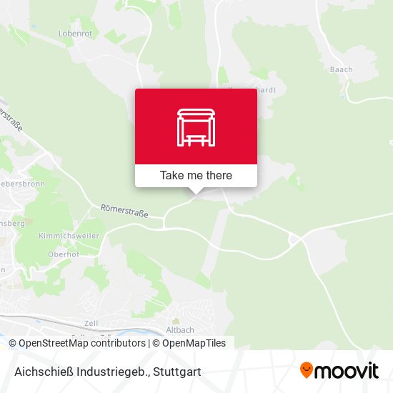 Aichschieß Industriegeb. map