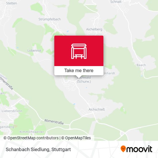 Карта Schanbach Siedlung
