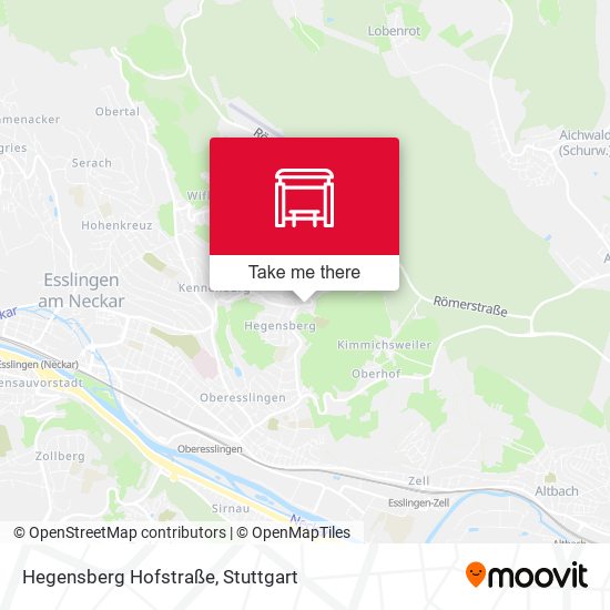 Hegensberg Hofstraße map