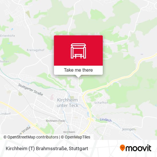 Kirchheim (T) Brahmsstraße map