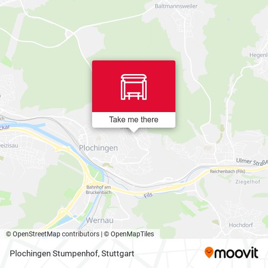 Plochingen Stumpenhof map
