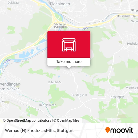 Карта Wernau (N) Friedr.-List-Str.