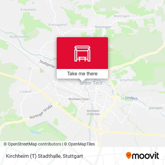 Kirchheim (T) Stadthalle map