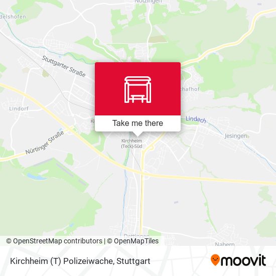 Карта Kirchheim (T) Polizeiwache