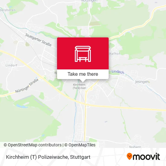 Карта Kirchheim (T) Polizeiwache