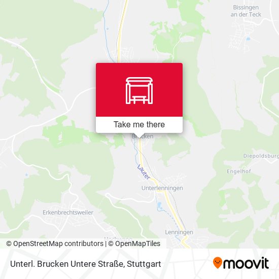 Unterl. Brucken Untere Straße map