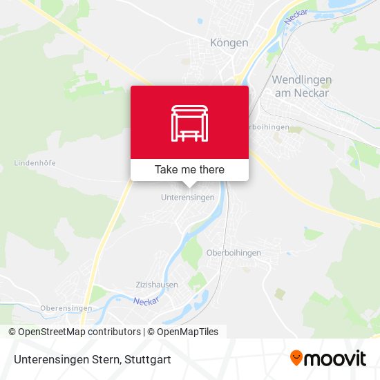 Карта Unterensingen Stern