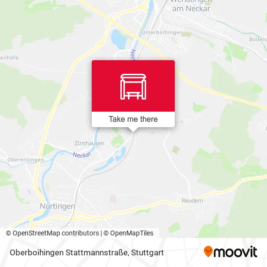 Карта Oberboihingen Stattmannstraße
