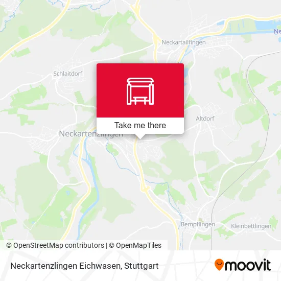 Карта Neckartenzlingen Eichwasen
