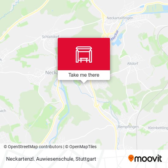 Neckartenzl. Auwiesenschule map