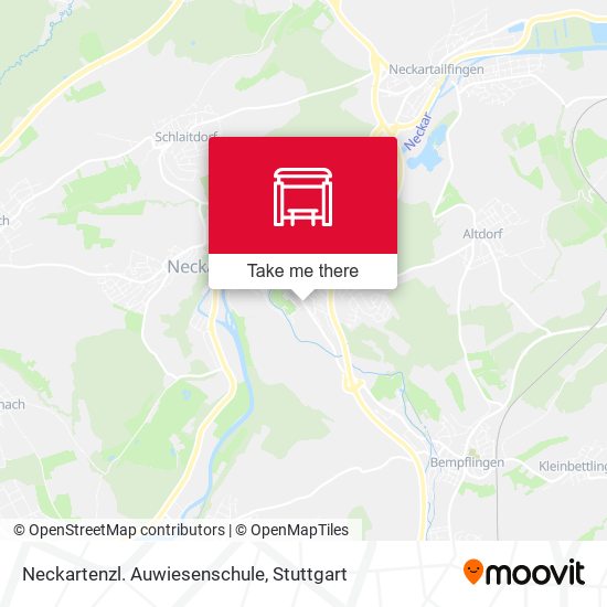Neckartenzl. Auwiesenschule map