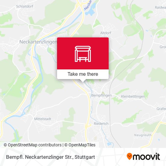 Bempfl. Neckartenzlinger Str. map
