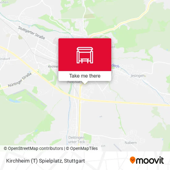 Карта Kirchheim (T) Spielplatz