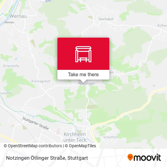 Карта Notzingen Ötlinger Straße