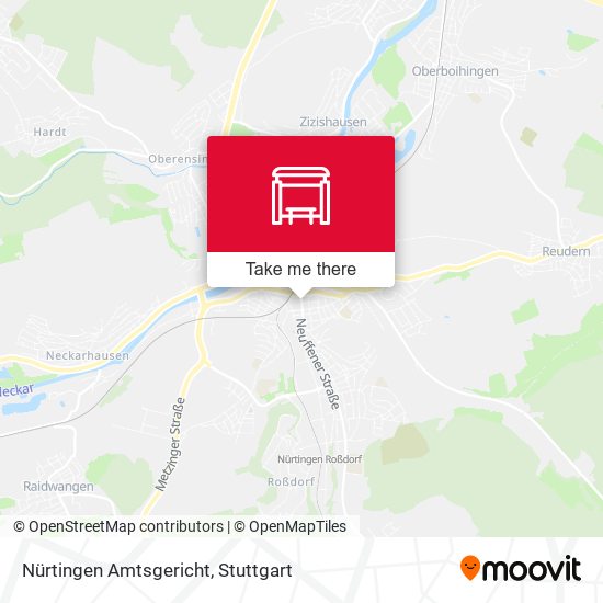 Nürtingen Amtsgericht map