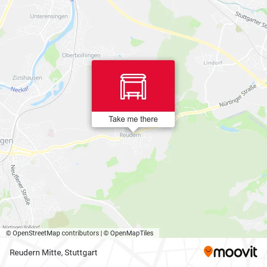 Карта Reudern Mitte