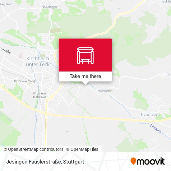 Jesingen Fauslerstraße map