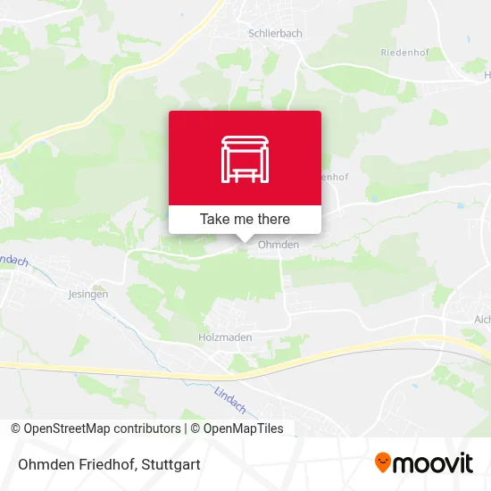 Ohmden Friedhof map
