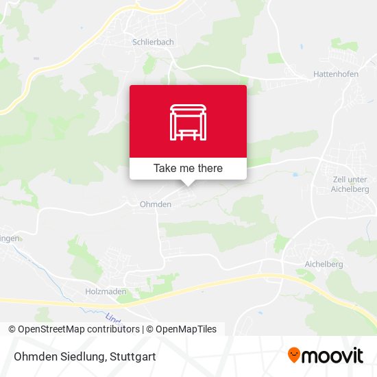 Карта Ohmden Siedlung