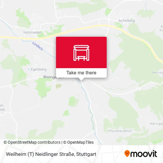 Карта Weilheim (T) Neidlinger Straße