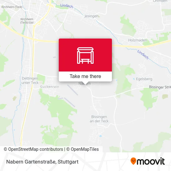 Карта Nabern Gartenstraße
