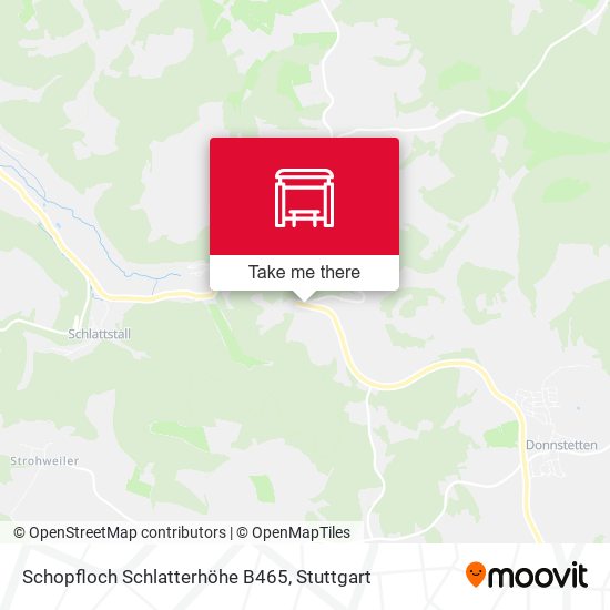 Schopfloch Schlatterhöhe B465 map