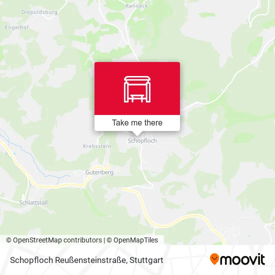 Карта Schopfloch Reußensteinstraße