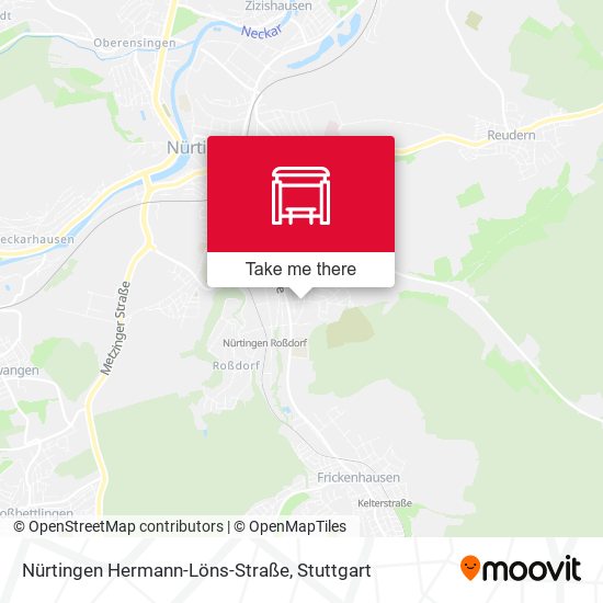 Nürtingen Hermann-Löns-Straße map