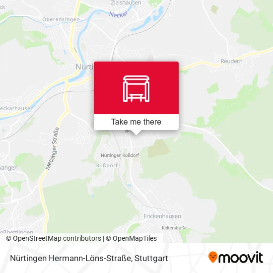 Карта Nürtingen Hermann-Löns-Straße