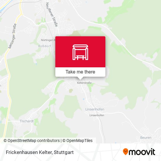 Frickenhausen Kelter map
