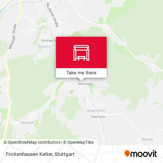 Карта Frickenhausen Kelter