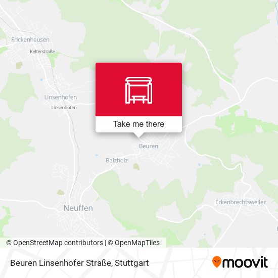 Beuren Linsenhofer Straße map