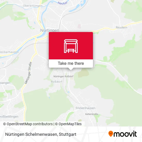 Карта Nürtingen Schelmenwasen