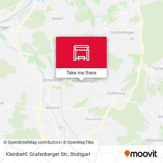 Карта Kleinbettl. Grafenberger Str.