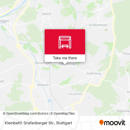 Карта Kleinbettl. Grafenberger Str.