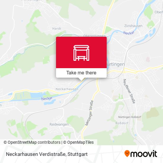 Neckarhausen Verdistraße map