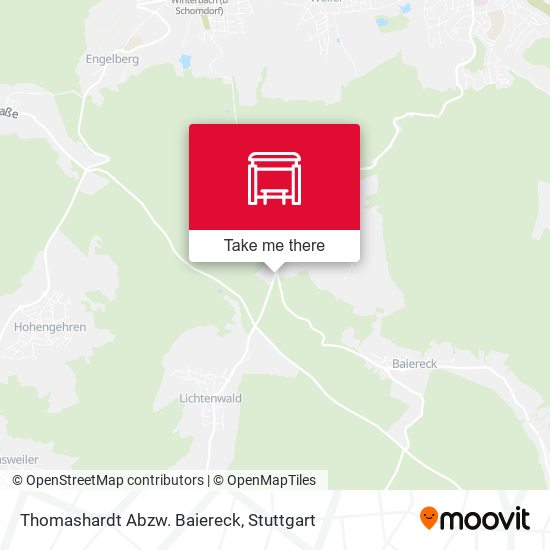 Карта Thomashardt Abzw. Baiereck