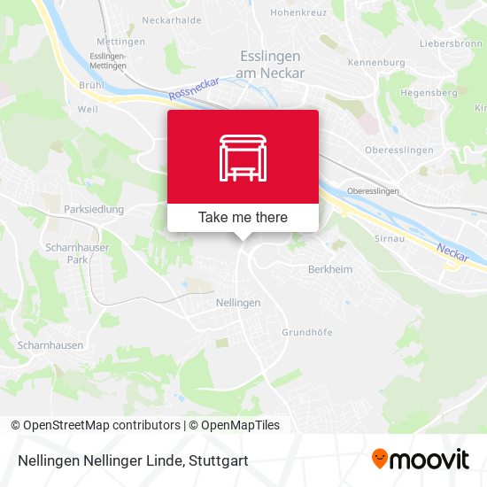 Карта Nellingen Nellinger Linde