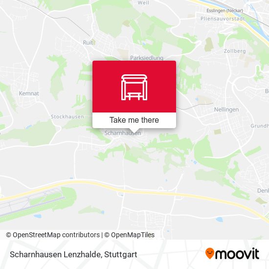 Scharnhausen Lenzhalde map