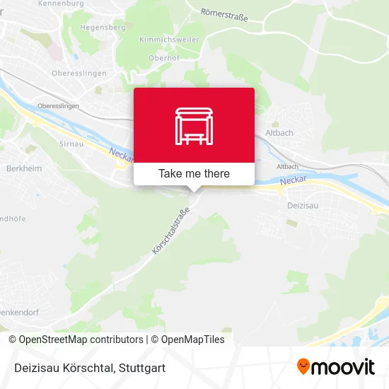 Карта Deizisau Körschtal