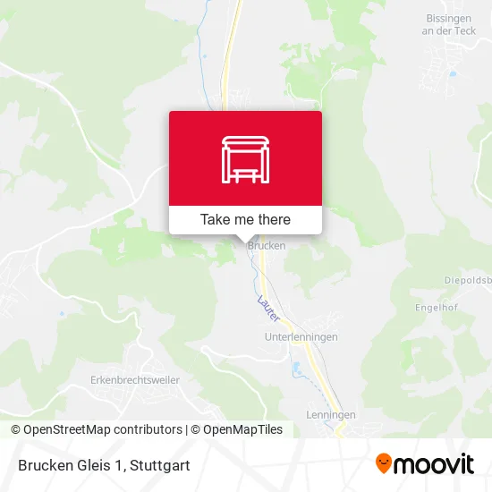Карта Brucken Gleis 1