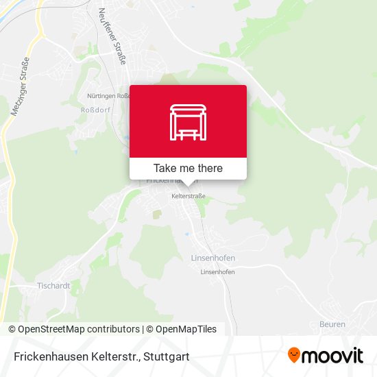 Frickenhausen Kelterstr. map