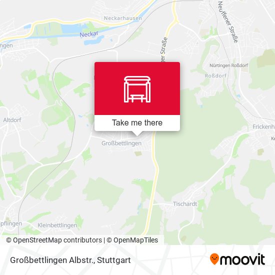 Карта Großbettlingen Albstr.